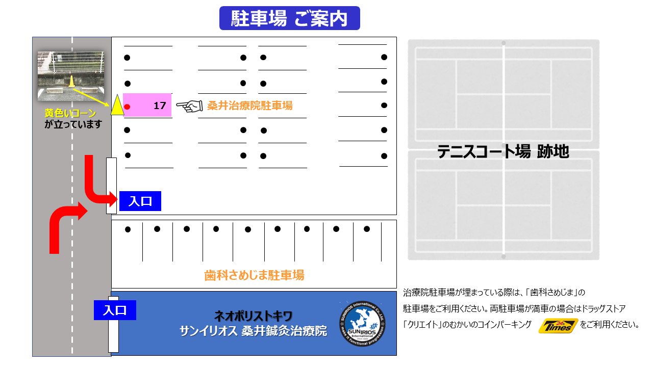 アクセス - サンイリオス 桑井鍼灸治療院